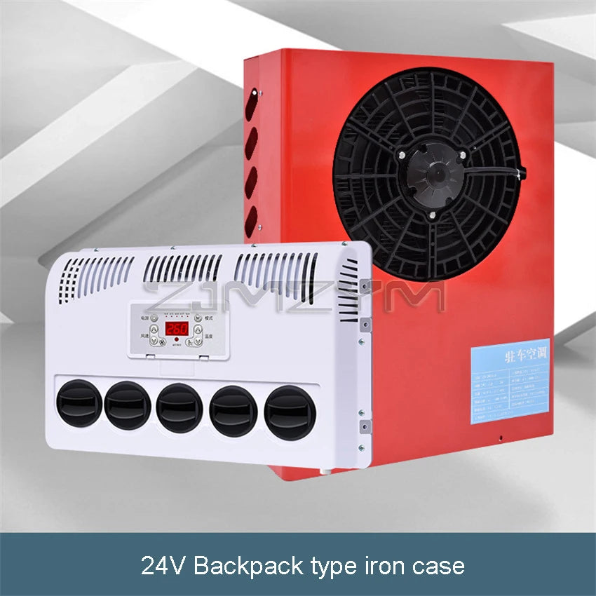 12V/24V Electric air conditioning refrigeration integrated machine for buses,truck,excavators,harvesters,agricultural machines - Image 2