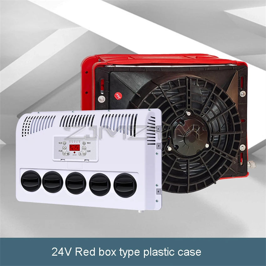 12V/24V Electric air conditioning refrigeration integrated machine for buses,truck,excavators,harvesters,agricultural machines - Image 12