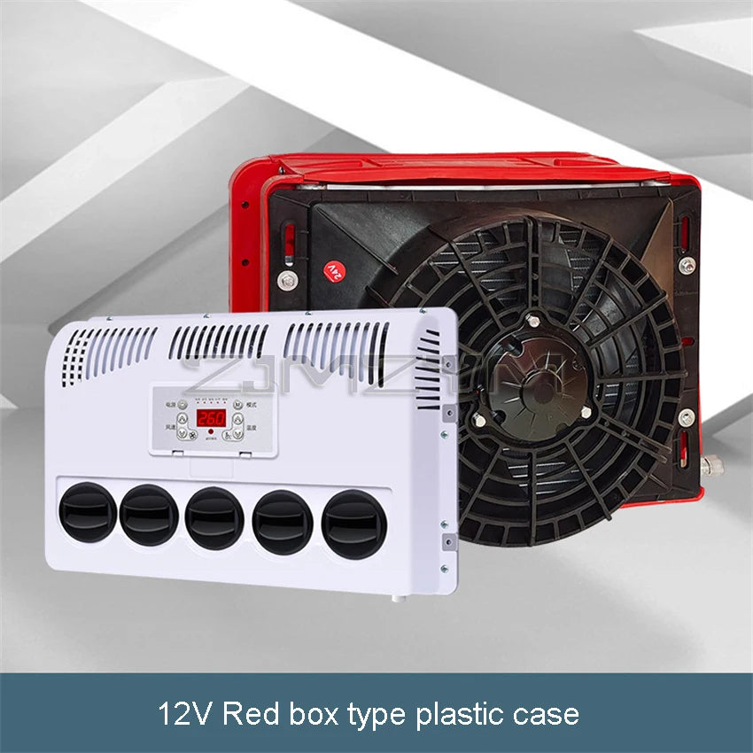 12V/24V Electric air conditioning refrigeration integrated machine for buses,truck,excavators,harvesters,agricultural machines - Image 9