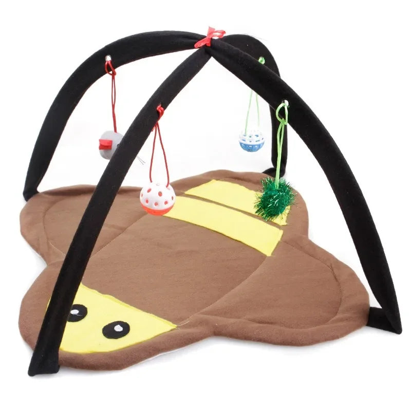 Portable Foldable Cat Tent - Funny Pet Activity Play Bed & Mat - Image 14