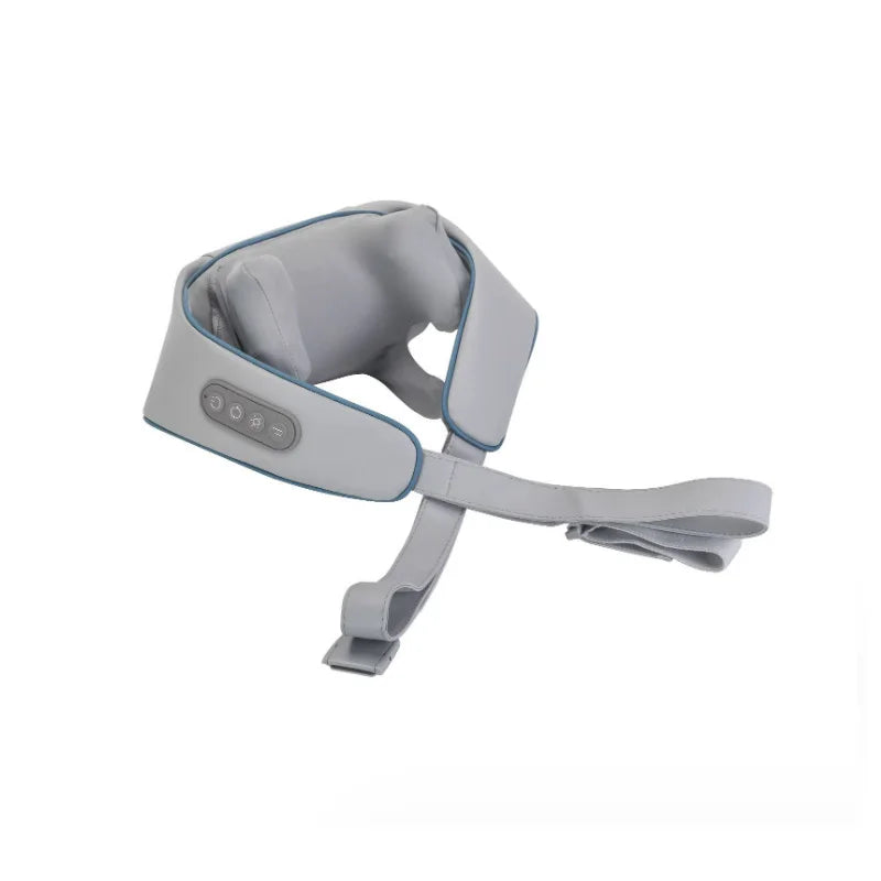 JianYouCare electrical neck shoulder body massager Heated Kneading Shiatsu Shawl Cervical back Massage machine Relieve fatigue - Image 2