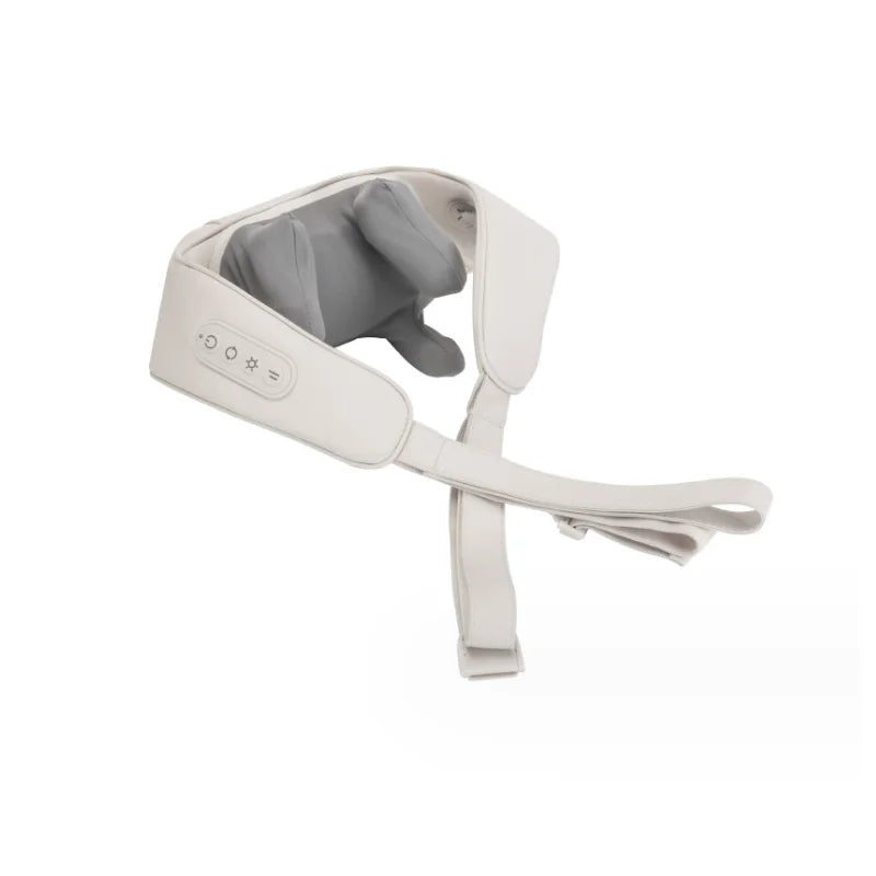 JianYouCare electrical neck shoulder body massager Heated Kneading Shiatsu Shawl Cervical back Massage machine Relieve fatigue - Image 9