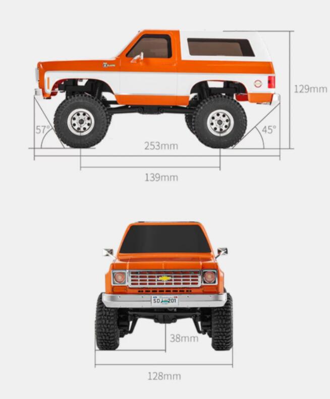 Retro Simulation Pickup RC Remote-control Automobile Model - Image 8